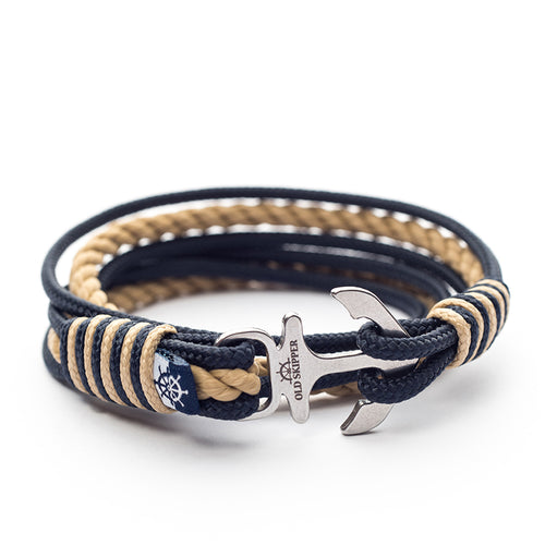 Garnetti Nautical Marine Rope Anchor Bracelets