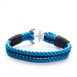Azzuro - Nautical Boat Marine Rope Anchor Bracelet
