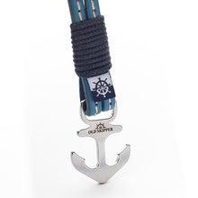 Thessalonike Nautical Italian Leather Anchor Women Bracelets